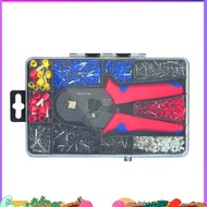 HSC8 Cable Wire Crimper Crimping Tool Plier Set 6-4/6A 23-7AWG Self  1200Pcs Cord End Bootlace Ferru