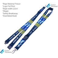 GANTUNGAN Premium AIRBUS A320 ID Card Lanyard