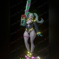 1/10 Rebecca Not Counting Gun Height Cyberpunk Edge Walker Resin White Mold Parts Good-looking J0ju