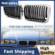 E36 Grill,Black Kidney Front Bumper Kidney Grille Grills For E36 3-Series 318I 323I 328I M3 1997-199