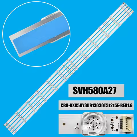 LED Backlight strip for 58A7GQTUK 58A72GQ 58A7GQ HD580Y3U91-L2+2021061101+SVH580A27 CRH-BXK58Y3U9130