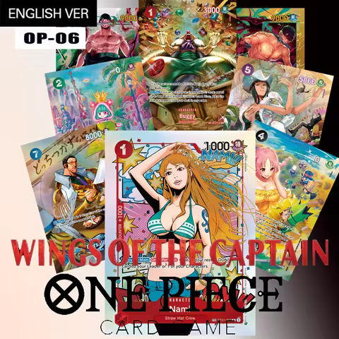 DIY one piece card english series Wings of the Captain (OP06) Ms. All Sunday Nami Buggy Rebecca Roro