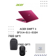 Acer Swift 3 SF314-511-532H ( I5-1135G7, 8GB, 512GB SSD, Intel, W10, HS )