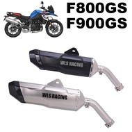 For BMW F800GS F900GS F750GS/850GS Motorcycle Exhaust System Slip On Muffler AK HP Racing Silencer P