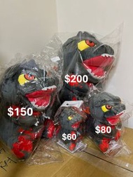 KHTOY 哥斯拉 哥吉拉 Godzilla Q版 坐姿公仔 頭枕 攬枕 紅蓮款、黑、灰款、黑、灰拉震款 3吋 6吋 12吋 16吋 絨毛公仔 正版授權 全新連牌