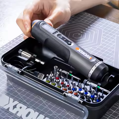 Electrical Screwdriver Set Worx 4V WX242 Smart Cordless Electric Screwdrivers USB Rechargeable Handl