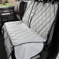 4Knines Bench Seat Covers for Trucks with Dog Hammock & Split-Tech - Rear Seat Protector for Dogs Fi