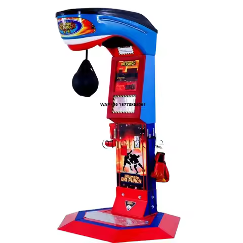 Arcade Big Punch Boxing Ticket Redemption Game Entertainment Machine Coin Operated Boxing Machine