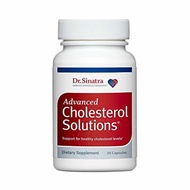 Dr. Sinatra s Advanced Cholesterol Solutions Heart Health Supplement with Citrus Bergamot， 30 Capsul