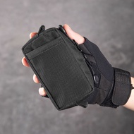 Multi-functional Tactical EDC Organizer Pouch Outdoor Sports Gear Portable Keychain Bag Double Zippe