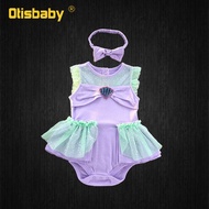 ZZOOI Fancy Fairy Baby Romper Elsa Ariel Belle Rapunzel Princess Costume 1 Year Birthday Tutu Dress