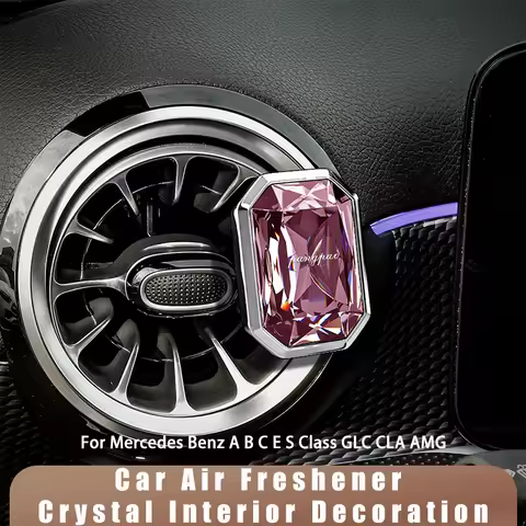 Luxury Crystal Car Air Vent Perfume Car Air Freshener For Mercedes Benz W211 W203 W204 W210 W124 AMG
