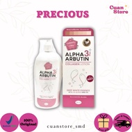 Alpha Arbutin Collagen lotion 3 Plus 500ml brightening booster set lotion handbody Precious Skin whi