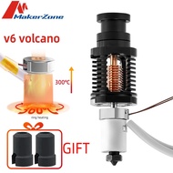 New high-quality V6 Ceramic Heating Core Hotend Bimetal heatbreak Hardened Steel Nozzle Compatible w