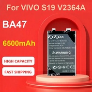 KiKiss Battery For VIVO S19 V2364A,BA47,6500mAh