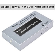 DTECH 4K HDMI Splitter 1x2/1x4 for TV Monitor UHD Video Distribution American Standard