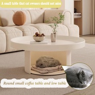 Round table, low table, coffee table, pet living room sofa and coffee table, side table, living room