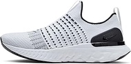 Nike Men's React Phantom Run Flyknit 2 Running Shoes (White/Black, Numeric_8_Point_5)