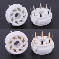 Ceramic K8A 8Pin Tube Socket PCB Mount For 6SN7 KT66 KT88 6SL7 6CA7 EL34 6L6 6V6 5AR4 GZ34 Vacuum Tu