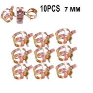 10PC Spring Clip Fuel Line Hose Water Pipe Air Tube Clamps Fastener 5-16mm Hose Clip