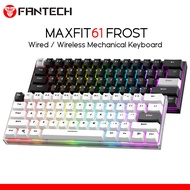 Fantech Gaming Keyboard Maxfit61 Frost / Maxfit61 Frost Wireless MK857 Mechanical Keyboard with 60% Form Factor