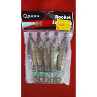 Opass rocket squid jig brown grey