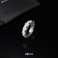 2HYPE Iced Tri Cubic Ring