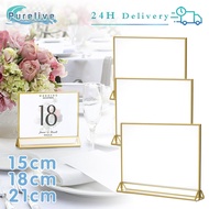Acrylic Tent Holder A4 / Menu Stand / Brochure Stand / Acrylic Brochure Holder Sign Holder