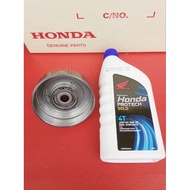 08233-2MAK8LT1/22660-KYZ-901 Engine Oil + Genuine Centrifugal Clutch Housing Honda WAVE125I (Whale) 