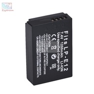 LPE12 LP-E12 1200mAh Camera Battery for Canon EVIL EOSM EOS M M2 M10 M50 M100 EOS 100D Rebel SL1 Kis