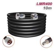 10m SMA Male to N Male Low Loss LMR400 Coaxial Cable RF Extension Jumper for 4G LTE Wireless Router 