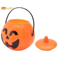 Pumpkin Candy Bucket,Halloween Pumpkin Bucket,Trick or Treat Pumpkin Bucket Jack Lantern Candy Baske