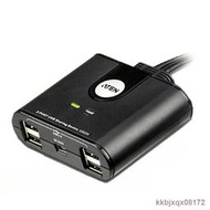 ATEN/宏正 US224 2端口USB2.0打印機共享分享器 鍵鼠切換器