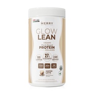 The Merry Glow Lean Protein Coffee Latte เดอะ เมอร์รี่ โปรตีนจากพืช รสกาแฟลาเต้ ขนาด 525g จำนวน 1 กร