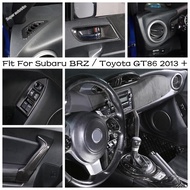 Carbon Fiber Texture Accessory For Subaru BRZ / Toyota GT86 2013 - 2021 Steering Wheel / Gear Shift Box / Window Lift Co