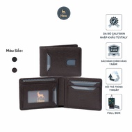 (Name engraved) HNC Anti-Peel Cowhide Men's Name Card Wallet
