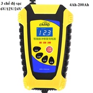 Battery charger automatically receives 6v, 12v, 24v batteries - 4Ah to 200Ah - Battery charging