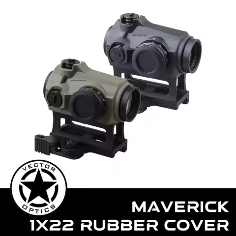 Vector Optics Maverick Gen3 1x22 Red Dot Scope Optic Sight Hunting Waterproof QD AR Sight Rubber Arm