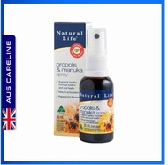 Natural Life Propolis & Manuka Honey Spray 30ml | EXP DATE : 01/2027