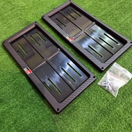 กรอบป้ายทะเบียน แบบ สั้นๆ logo GR ลาย คาบอน งานสวยๆ ใส่กับ รถได้ทั่วไป รถญี่ปุ่น toyota