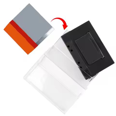 Clear Game Cassette Storage Box Display Case DIY Game Card Holder Retro Game Protective Box for GBA 