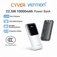 CYVER x REMAX|VENTION (CCC) 3C Powerbank 10000mAh Dual Output LED Light Indicators Super Light Power