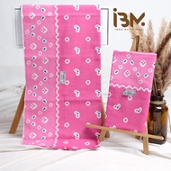 Kain batik jumputan " PINK "