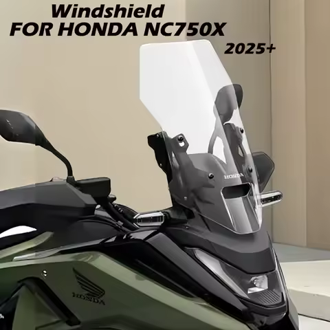 2025 NC750X Windshield Motorcycle Height Raising Front Windshield For HONDA NC 750X NC750 X 2025+Acc