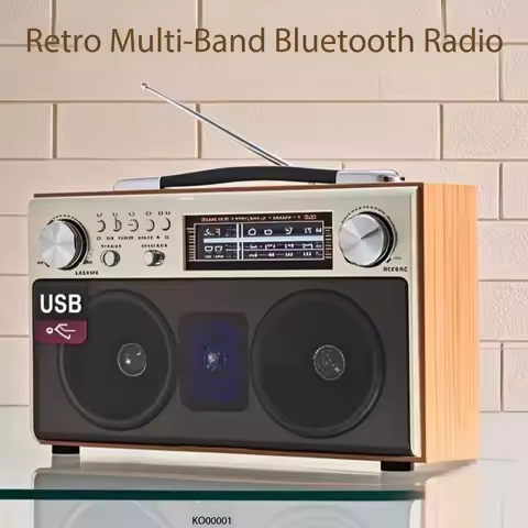 MD-1702BT Portable Wireless Bluetooth Speaker Hifi Sound Quality Rechargeable with Color Lights Desk