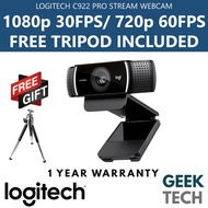 LOGITECH C922 Pro Stream Webcam Full HD 1080p 30FPS / HD 720p 60FPS