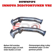 Downpipe Innova Reborn Fortuner VRZ Fortuner GR Sport Hilux 2GD Fortuner 1GD Full Stainless