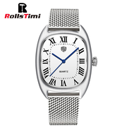 นาฬิกาควอทซ์ผู้ชายม้วนได้2025นาฬิกาควอทซ์สแตนเลส VH31หรูกันน้ำนาฬิกานาฬิกากีฬาธุรกิจกระจกแซฟไฟร์สำหร