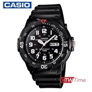 Casio Standard นาฬิกาข้อมือผู้ชาย สายเรซิ่น รุ่น MRW-200H-1BVDF - สีดำ
