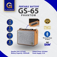 GPower Speaker Aktif Bluetooth Poertable Battery Speaker GS- 65 PHANTOM FREE 2 MIC BERKUALITAS Termu